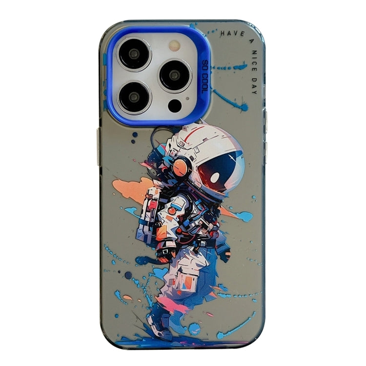 動物柄油絵シリーズ PC + TPUスマホケース、iPhone 16 Pro用