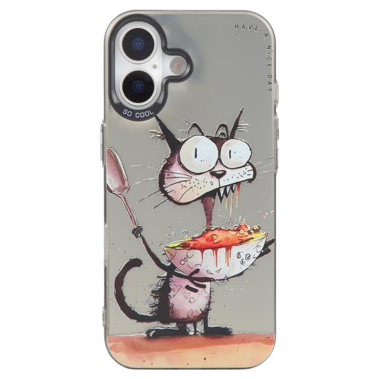 動物柄油絵シリーズ PC＋TPUスマホケース、iPhone 17用