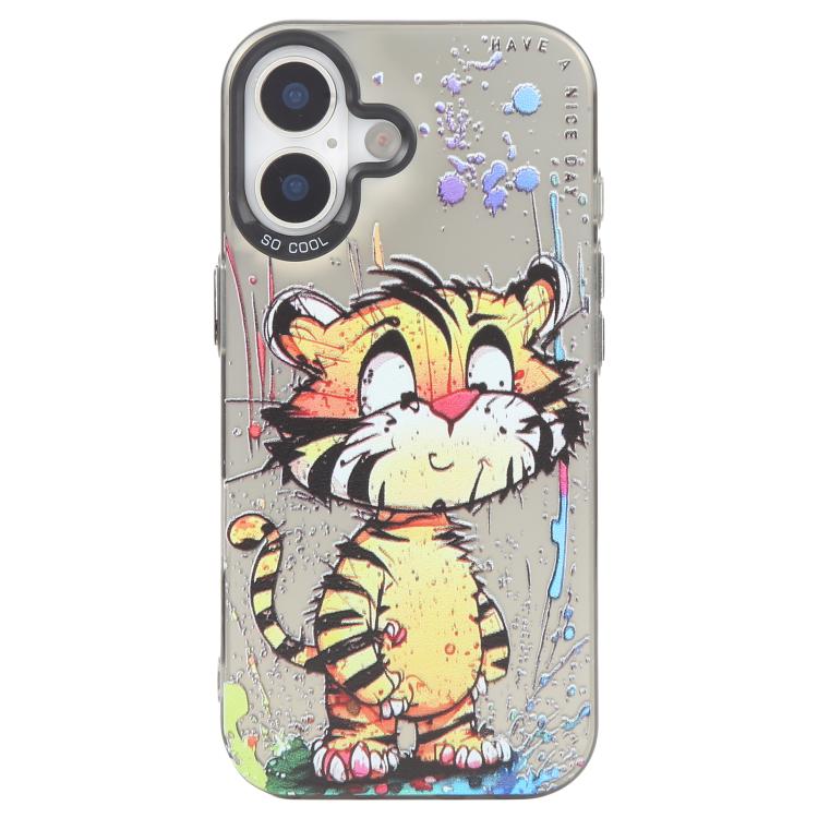 動物柄油絵シリーズ PC＋TPUスマホケース、iPhone 17用
