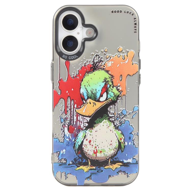動物柄油絵シリーズ PC＋TPUスマホケース、iPhone 17用