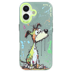 動物柄油絵シリーズ PC＋TPUスマホケース、iPhone Air用