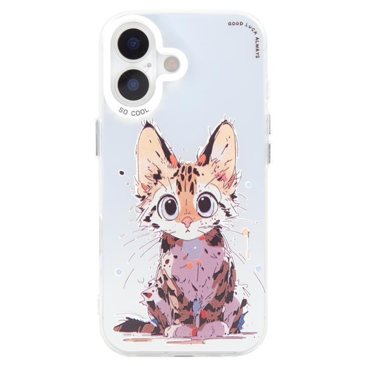 動物柄油絵シリーズ PC＋TPUスマホケース、iPhone 17用