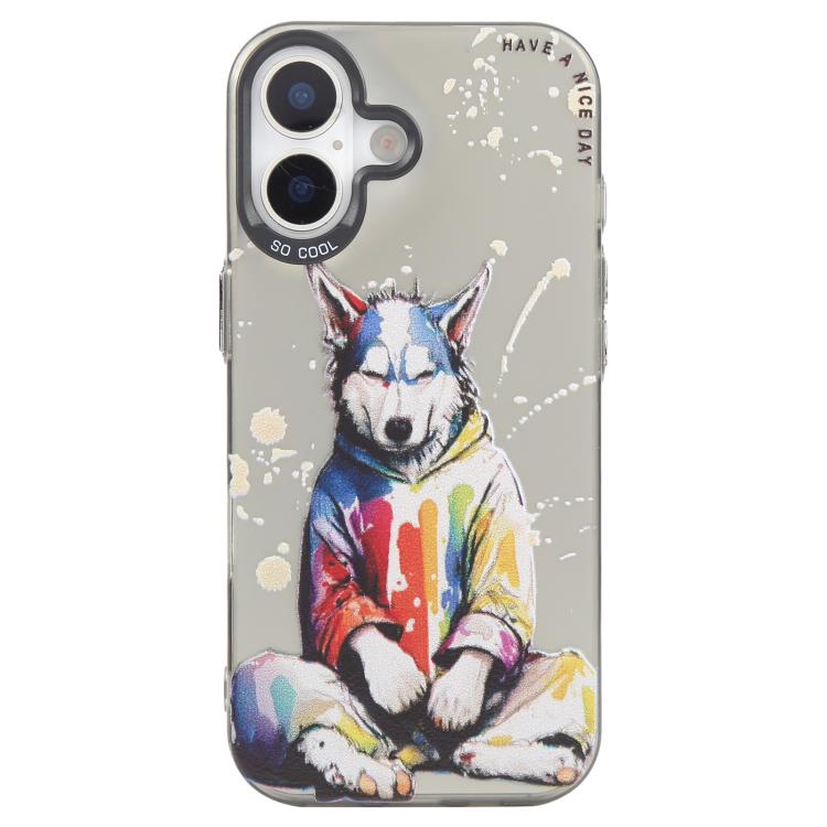 動物柄油絵シリーズ PC＋TPUスマホケース、iPhone Air用