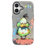 動物柄油絵シリーズ PC＋TPUスマホケース、iPhone Air用