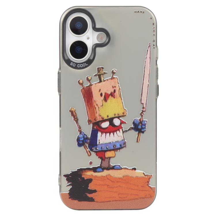 動物柄油絵シリーズ PC＋TPUスマホケース、iPhone Air用