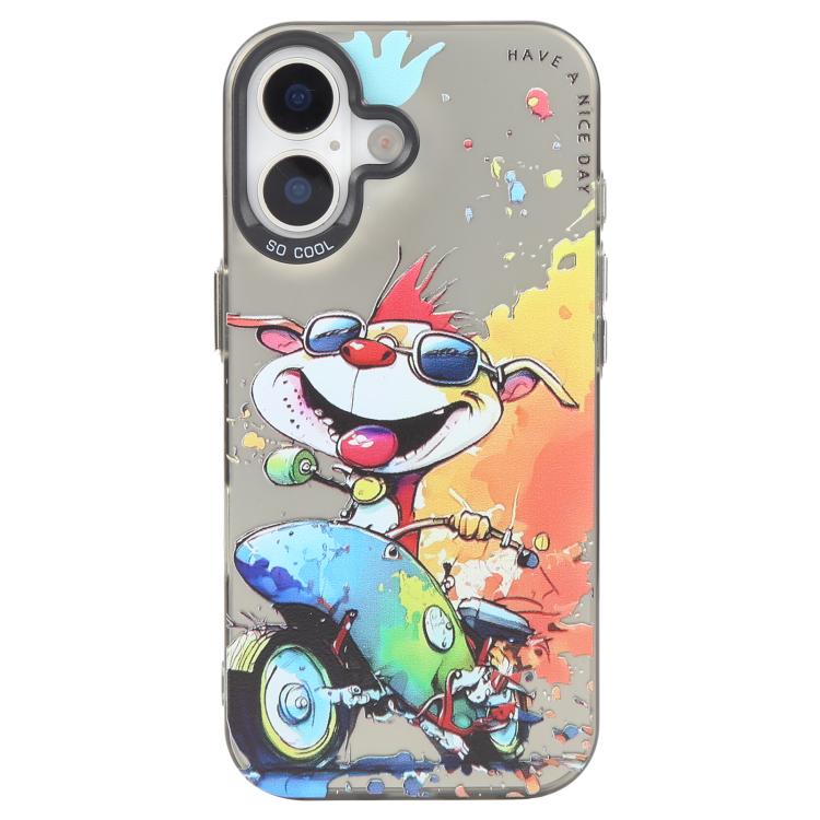 動物柄油絵シリーズ PC＋TPUスマホケース、iPhone Air用