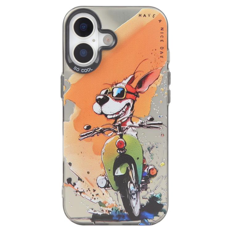 動物柄油絵シリーズ PC＋TPUスマホケース、iPhone Air用