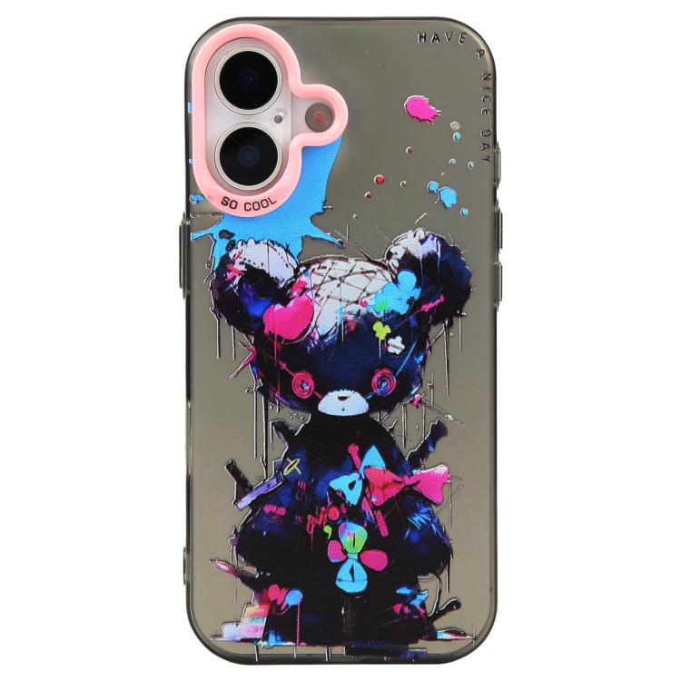 動物柄油絵シリーズ PC＋TPUスマホケース、iPhone 17用