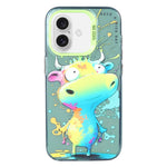 動物柄油絵シリーズ PC＋TPUスマホケース、iPhone Air用