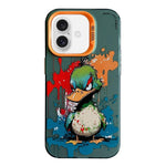 動物柄油絵シリーズ PC＋TPUスマホケース、iPhone Air用