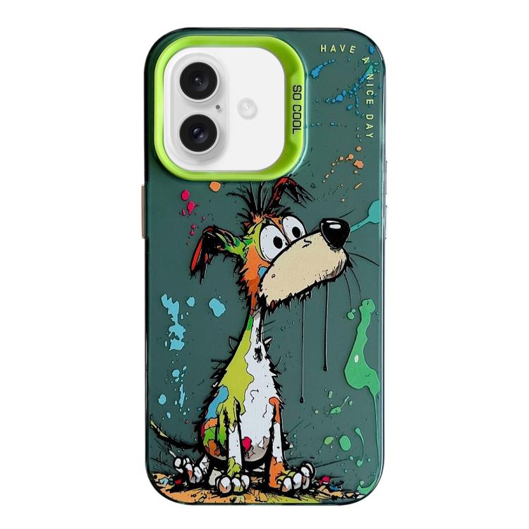 動物柄油絵シリーズ PC＋TPUスマホケース、iPhone Air用