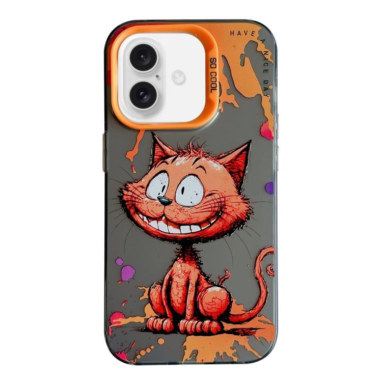 動物柄油絵シリーズ PC＋TPUスマホケース、iPhone Air用