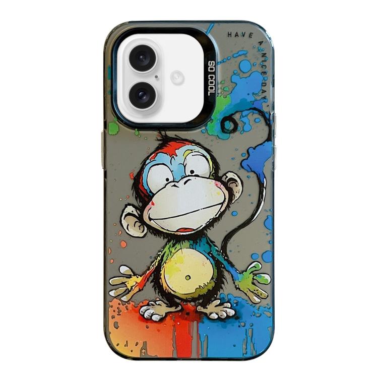 動物柄油絵シリーズ PC＋TPUスマホケース、iPhone Air用