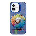 動物柄油絵シリーズ PC＋TPUスマホケース、iPhone Air用