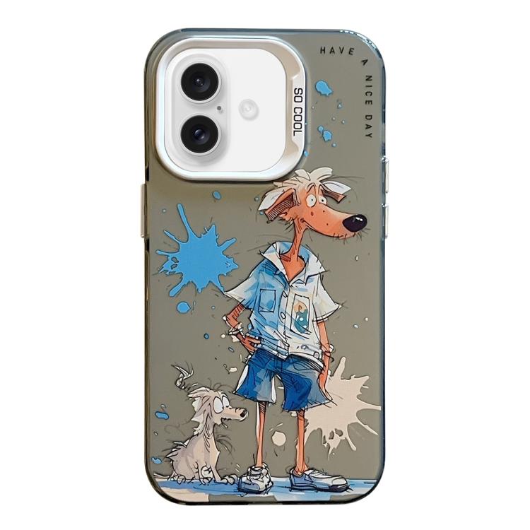 動物柄油絵シリーズ PC＋TPUスマホケース、iPhone Air用