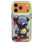 動物柄油絵シリーズ PC＋TPUスマホケース、iPhone 17 Pro用