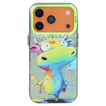 動物柄油絵シリーズ PC＋TPUスマホケース、iPhone 17 Pro用