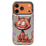 動物柄油絵シリーズ PC＋TPUスマホケース、iPhone 17用