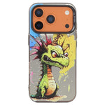 動物柄油絵シリーズ PC＋TPUスマホケース、iPhone 17用