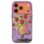 動物柄油絵シリーズ PC＋TPUスマホケース、iPhone 17用