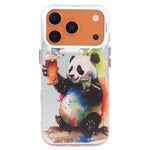 動物柄油絵シリーズ PC＋TPUスマホケース、iPhone 17用