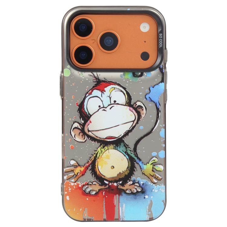 動物柄油絵シリーズ PC＋TPUスマホケース、iPhone 17 Pro用