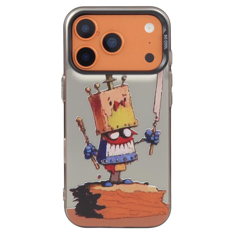 動物柄油絵シリーズ PC＋TPUスマホケース、iPhone 17 Pro用