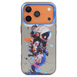 動物柄油絵シリーズ PC＋TPUスマホケース、iPhone 17 Pro用