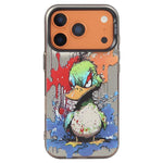動物柄油絵シリーズ PC＋TPUスマホケース、iPhone 17 Pro用