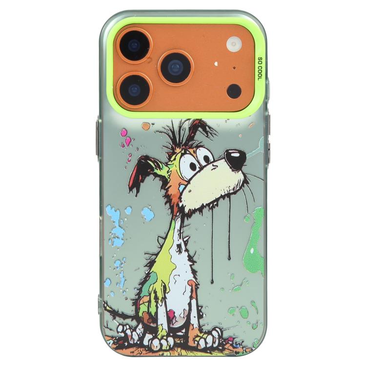 動物柄油絵シリーズ PC＋TPUスマホケース、iPhone 17 Pro用