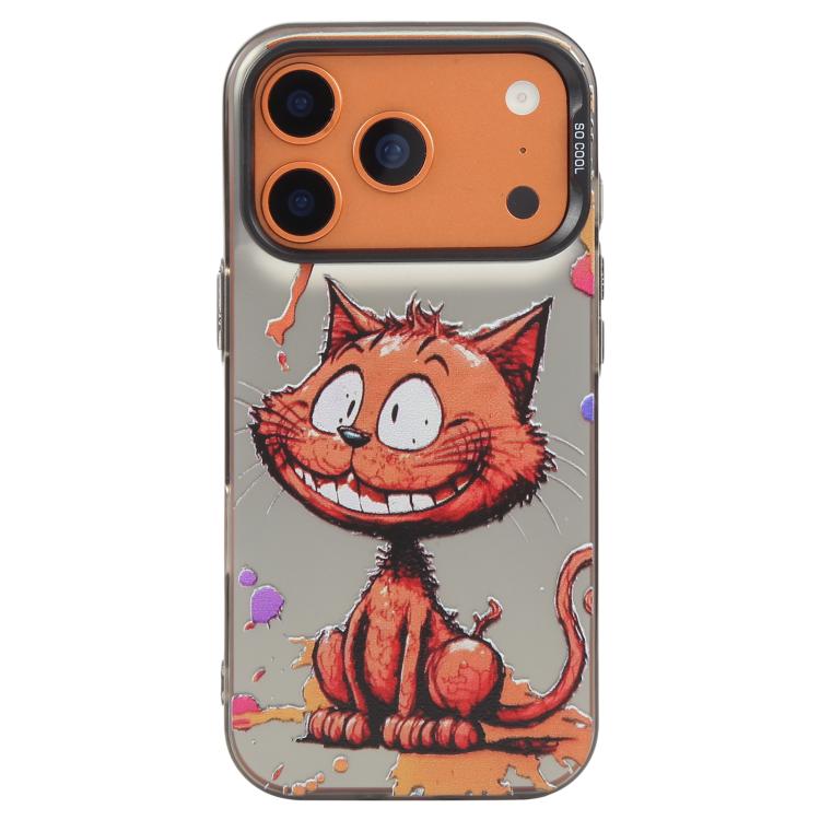 動物柄油絵シリーズ PC＋TPUスマホケース、iPhone 17 Pro用