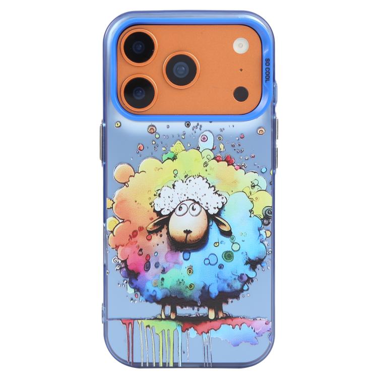 動物柄油絵シリーズ PC＋TPUスマホケース、iPhone 17 Pro用