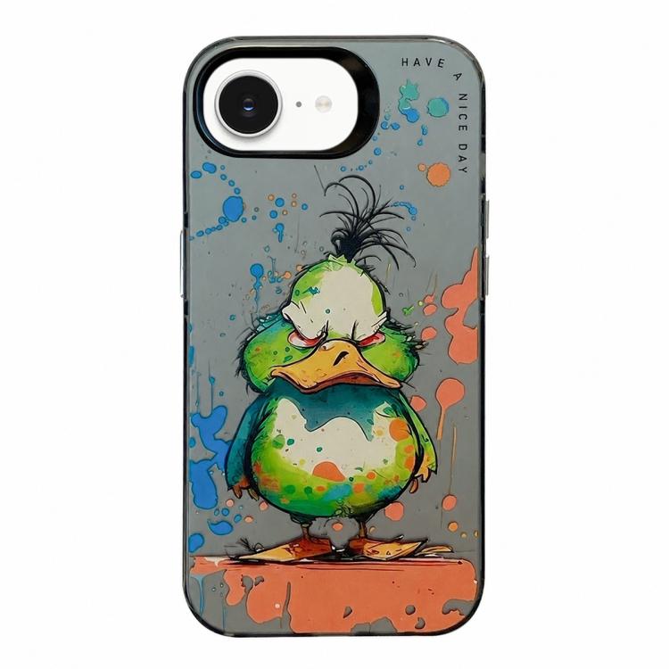 動物柄油絵シリーズ PC＋TPUスマホケース、iPhone 17用
