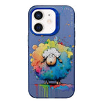 Animal Pattern Oil Painting Series PC + TPU Phone Case, For iPhone 12 mini