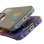 動物柄油絵シリーズ PC + TPUスマホケース、iPhone 16 Pro用