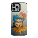 Cute Animal Pattern Series PC + TPU Phone Case, For iPhone 15 Pro Max, For iPhone 14, For iPhone 15 Pro, For iPhone 14 Pro
