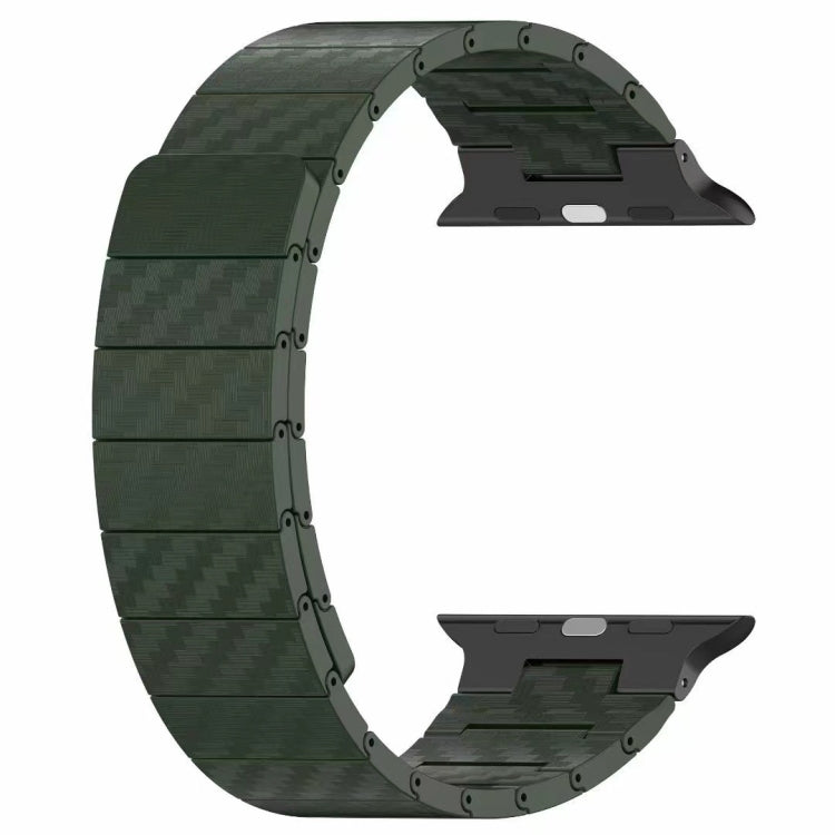 Carbon Fiber Magnetic Loop Watch Band, For Apple Watch Series 6 40mm, For Apple Watch Series 6 44mm, For Apple Watch Serie 5 44mm, For Apple Watch Series 5 40mm, For Apple Watch  Series 4 44mm, For Apple Watch Series 4 40mm, For Apple Watch Series 3 38...