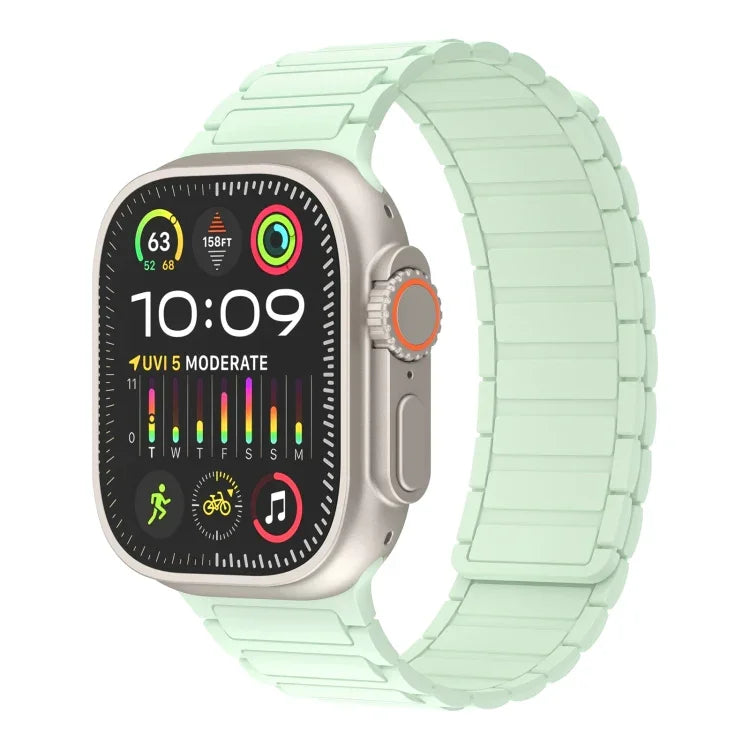 Magnetic Loop Silicone Watch Band, For Apple Watch Series 9 45mm, For Apple Watch Series 9 41mm, For Apple Watch Ultra 49mm
