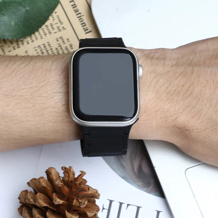 マグネティックループシリコンウォッチバンド、Apple Watch Series 6 44mm用、Apple Watch Series 5 44mm用、Apple Watch Series 5 40mm用