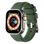 ダブルリング シリコン時計バンド、Apple Watch 3 38mm用、Apple Watch 3 42mm用、Apple Watch 2 42mm用、Apple Watch 2 38mm用