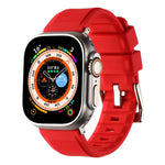 ダブルリング シリコン時計バンド、Apple Watch 3 38mm用、Apple Watch 3 42mm用、Apple Watch 2 42mm用、Apple Watch 2 38mm用
