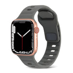 スクエアバックルストライプシリコンウォッチバンド、Apple Watch Ultra 2 49mm用、Apple Watch Series 9 45mm用