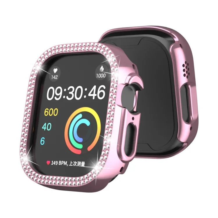 二重列ダイヤモンドホロウPCウォッチケース、Apple Watch Ultra 2 / Ultra 49mm用