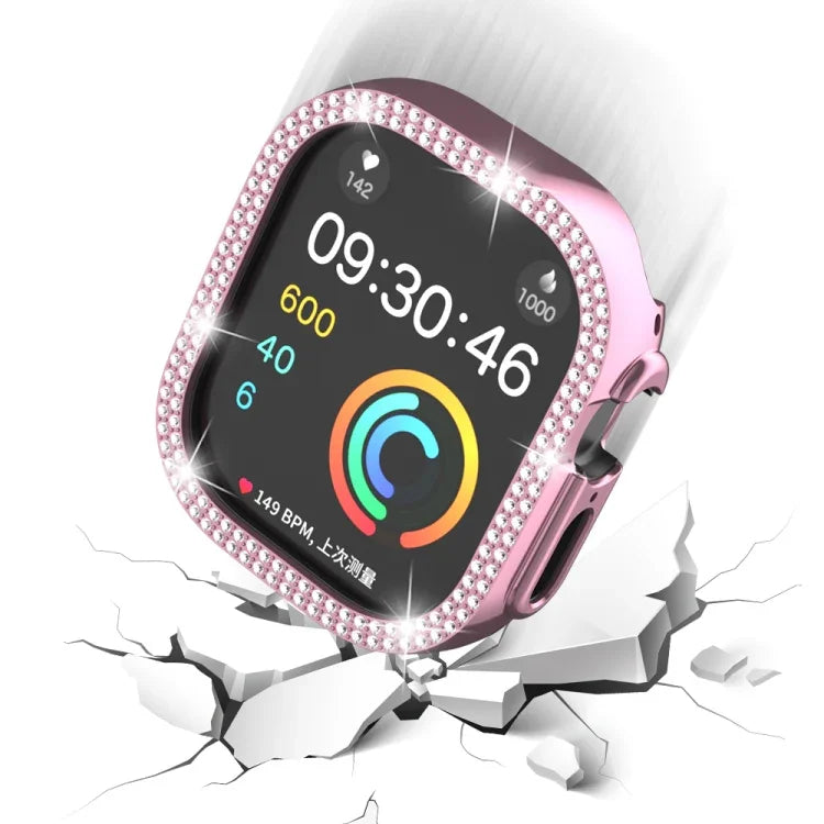 二重列ダイヤモンドホロウPCウォッチケース、Apple Watch Ultra 2 / Ultra 49mm用
