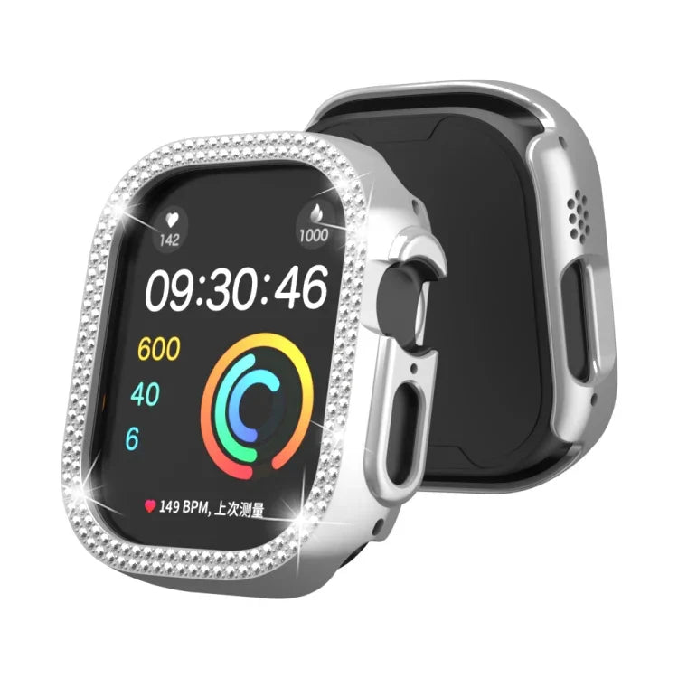 二重列ダイヤモンドホロウPCウォッチケース、Apple Watch Ultra 2 / Ultra 49mm用