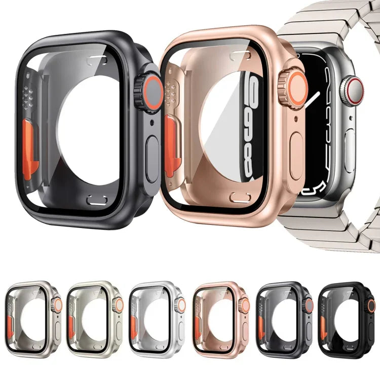 Ultra 49mm用オールインクルーシブフィルムハイブリッドPCウォッチケースに変更、Apple Watch Series 6 / 5 / 4 / SE 44mm用、Apple Watch Series 6 / 5 / 4 / SE 40mm用、Apple Watch Series 9 / 8 / 7 45mm用、Apple Watch Series 9 / 8 / 7 41mm用