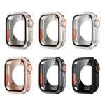 Ultra 49mm用オールインクルーシブフィルムハイブリッドPCウォッチケースに変更、Apple Watch Series 6 / 5 / 4 / SE 44mm用、Apple Watch Series 6 / 5 / 4 / SE 40mm用、Apple Watch Series 9 / 8 / 7 45mm用、Apple Watch Series 9 / 8 / 7 41mm用