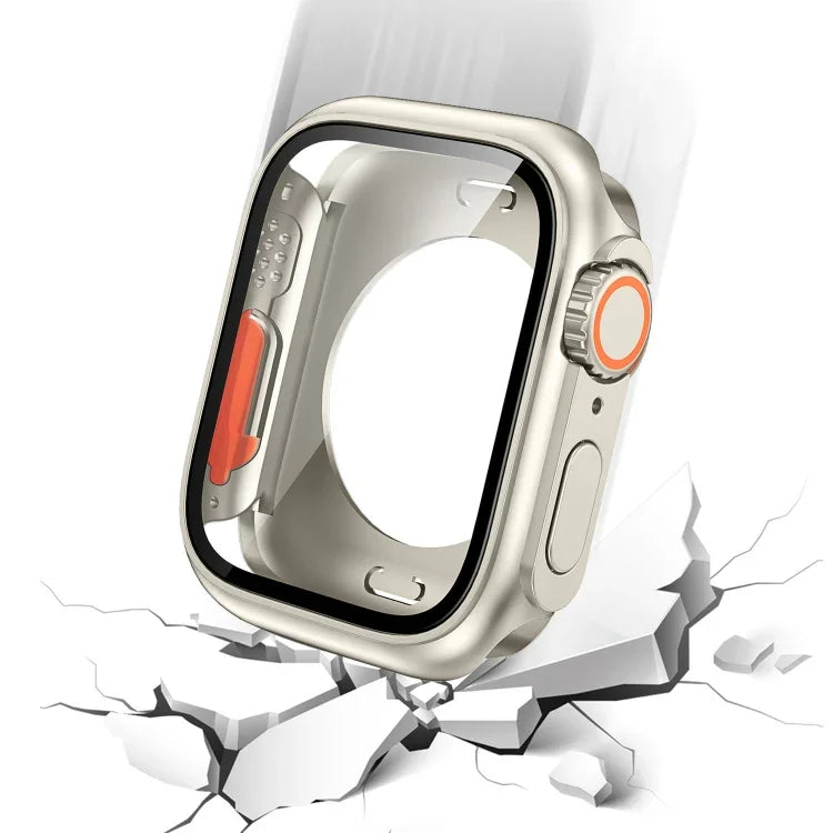 Ultra 49mm用オールインクルーシブフィルムハイブリッドPCウォッチケースに変更、Apple Watch Series 6 / 5 / 4 / SE 44mm用、Apple Watch Series 6 / 5 / 4 / SE 40mm用、Apple Watch Series 9 / 8 / 7 45mm用、Apple Watch Series 9 / 8 / 7 41mm用