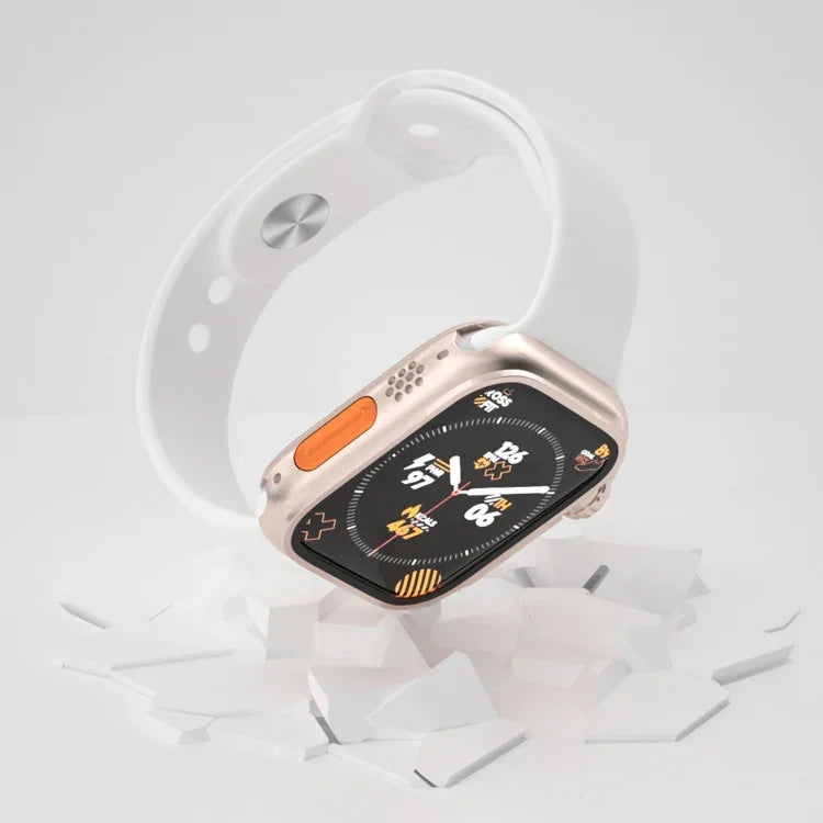 Ultra 49mm用防水オールインクルーシブフィルムハイブリッドPCウォッチケースに変更、Apple Watch Series 6 / 5 / 4 / SE 44mm用、Apple Watch Series 6 / 5 / 4 / SE 40mm用、Apple Watch Series 9 / 8 / 7 45mm用、Apple Watch Series 9 / 8 / 7 41mm用
