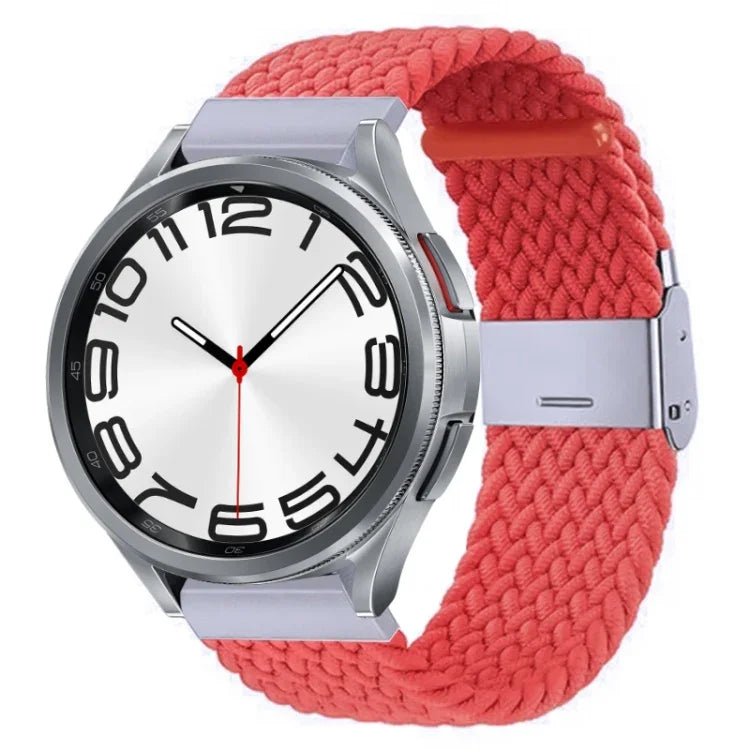 ナイロン編みメタルバックルウォッチバンド、Samsung Galaxy Watch 6 / 6 Classic用
